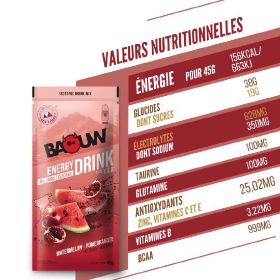BAOUW - Boisson Isotonique 45g