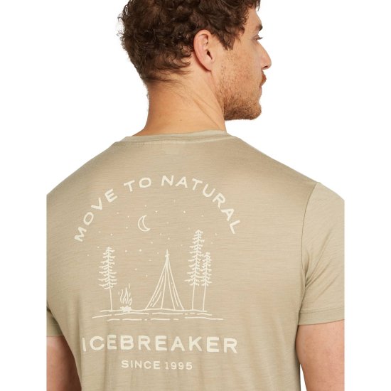 ICEBREAKER - T-shirt 150 Tech Lite Peaceful Pass uomo