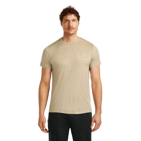 ICEBREAKER - T-shirt 150 Tech Lite Peaceful Pass uomo