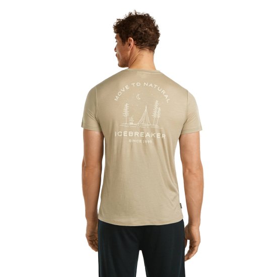 ICEBREAKER - T-shirt 150 Tech Lite Peaceful Pass uomo
