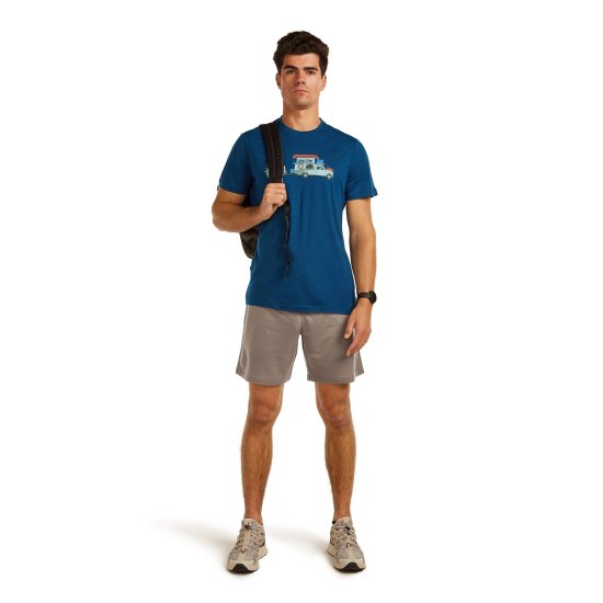 ICEBREAKER - T-shirt 150 Tech Lite Peaceful Pass uomo