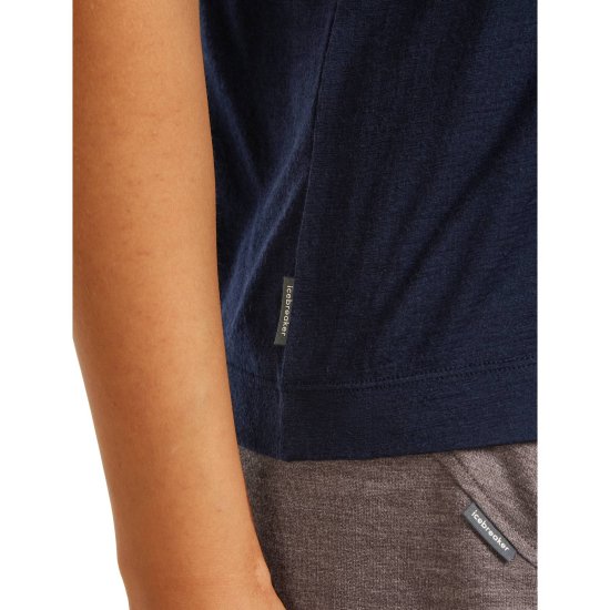 ICEBREAKER - T-shirt col en V 150 Tech Lite Relax V Neck femme