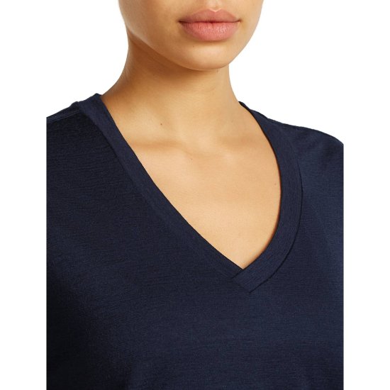 ICEBREAKER - T-shirt col en V 150 Tech Lite Relax V Neck femme