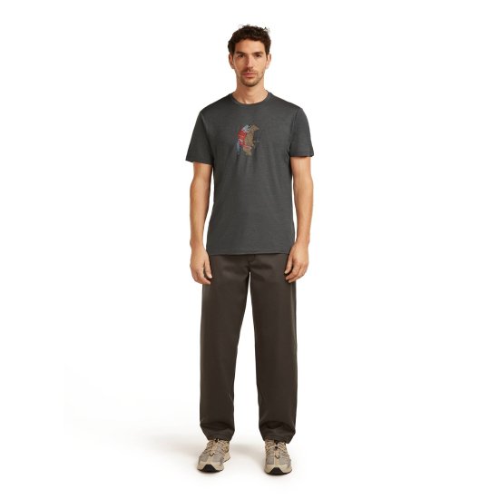 ICEBREAKER - Maglietta 150 Tech Lite Peaceful Pass da uomo