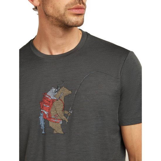 ICEBREAKER - Maglietta 150 Tech Lite Peaceful Pass da uomo