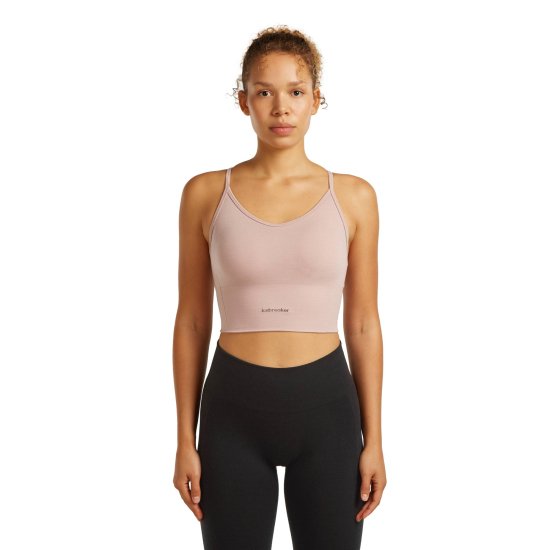 ICEBREAKER - Brassière Mérinos 260 Seamless Rib Strappy Tank femme