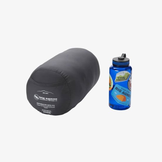 BIG AGNES - Sac de couchage Anthracite 20 Alpenglow Regular