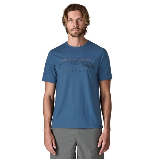 PATAGONIA - T-shirt Cap Cool Trail Stratapeaks homme