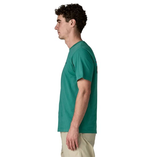 PATAGONIA - T-shirt logo P-6 uomo