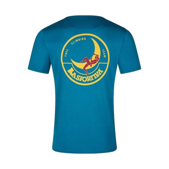 LA SPORTIVA - T-shirt Climbing On The Moon homme