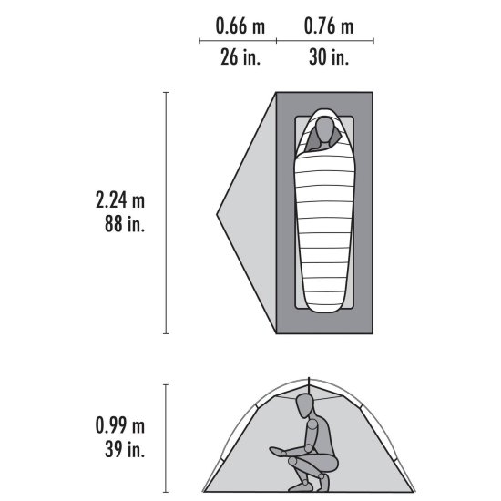 MSR - Tenda Elixir 1 posto