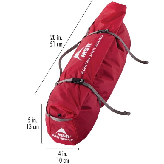 MSR - Tenda da trekking per lunghe percorrenze Hubba Hubba HD 1 persona