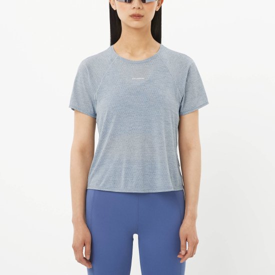 SALOMON - T-shirt Shakeout Air Cropped femme