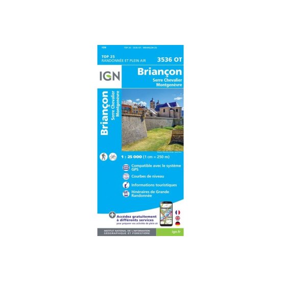 IGN - 3536OT BRIANCON - SERRE CHEVALIER