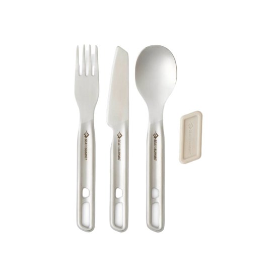 SEA TO SUMMIT - Set de couverts en acier inoxydable Detour