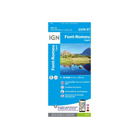 IGN - 2249ET FONT ROMEU - CAPCIR