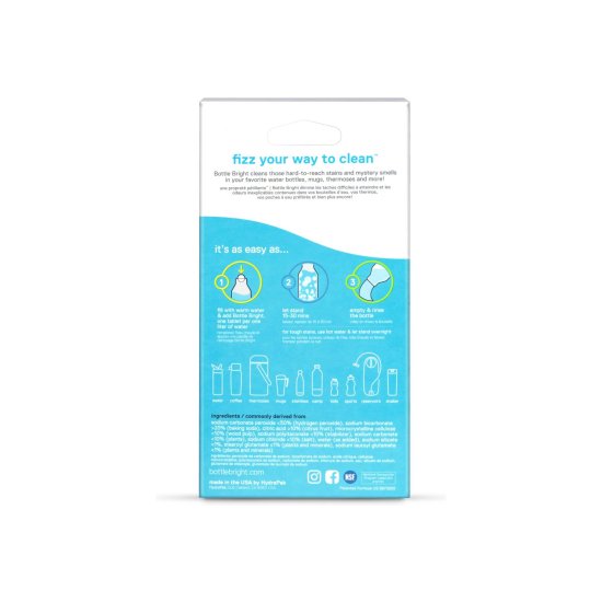 HYDRAPAK - Bottle Bright 12 pastiglie