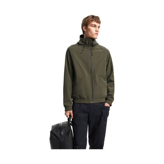 AIGLE - Veste zippée Softshell à capuche homme