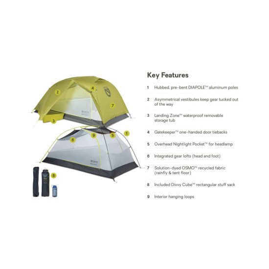 NEMO - TENTE DRAGONFLY OSMO 2 PLACES