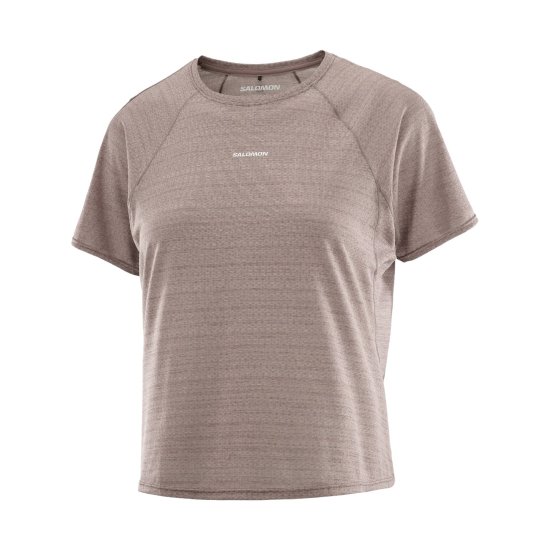SALOMON - T-shirt Shakeout Air Cropped femme
