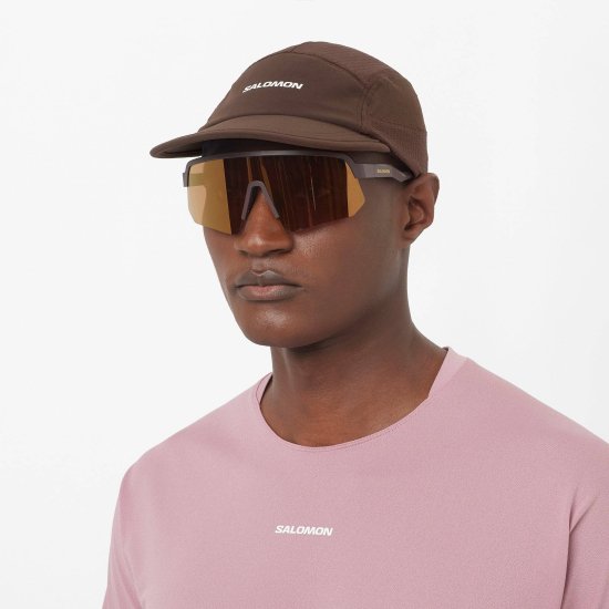 SALOMON - Cappellino Sense Aero marrone