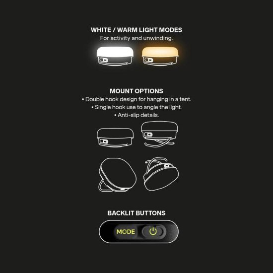 SILVA - Lanterna Silva Glow Ricaricabile Blu