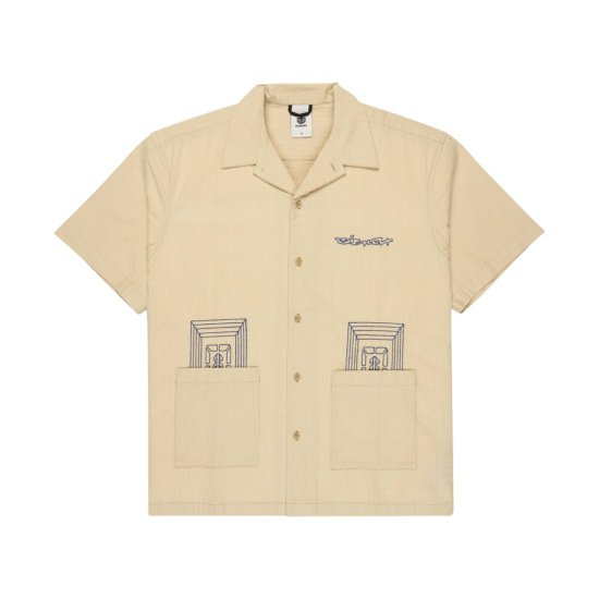 ELEMENT - Camicia Seersucker Embroidery uomo