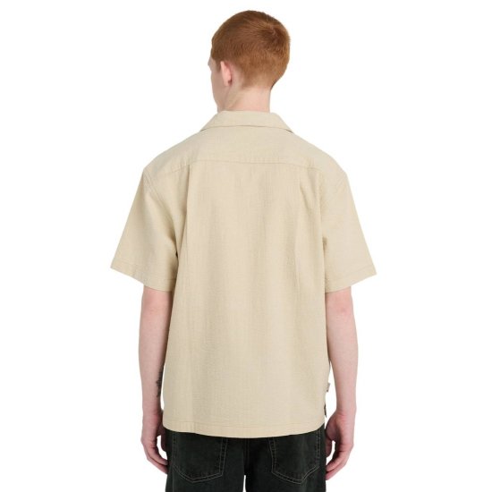 ELEMENT - Camicia Seersucker Embroidery uomo