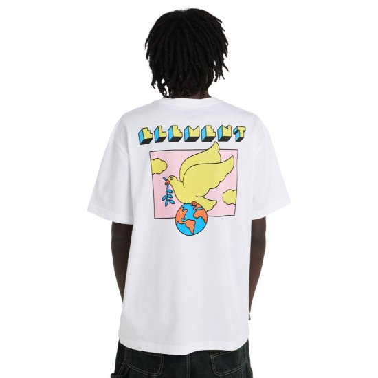 ELEMENT - T-shirt World Peace uomo