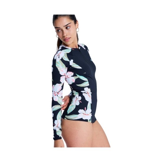 ROXY - Lycra zippé manches longues femme