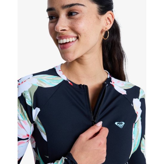 ROXY - Lycra zippé manches longues femme