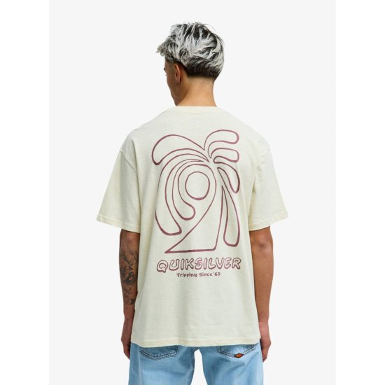 QUIKSILVER - T-SHIRT CURVE PALM HOMME
