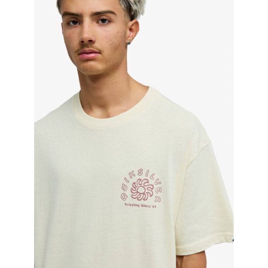 QUIKSILVER - T-SHIRT CURVE PALM HOMME