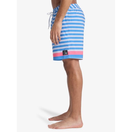 QUIKSILVER - Shot de bain Original BTZ Stripe Volley 17" homme