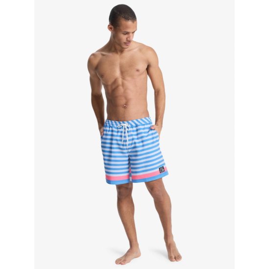 QUIKSILVER - Shot de bain Original BTZ Stripe Volley 17" homme