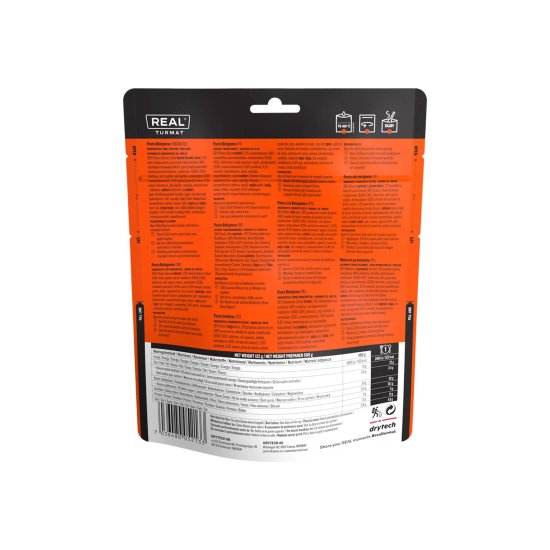 REAL - REPAS LYOPHILISÉ Pâtes à la Bolognaise