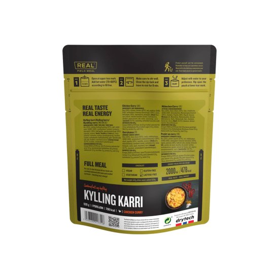 REAL - Repas lyophilisé Poulet au Curry (Full Meal)