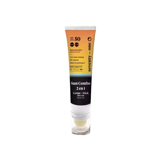 SEVENTY ONE - Crema Solare Stick 2-in-1 Viso e Labbra SPF50