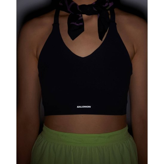 SALOMON - SHKout BLISS BRA W DEEP BLACK