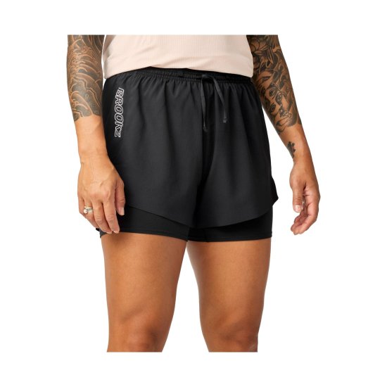 BROOKS - Short 2-in-1 Cascadia donna