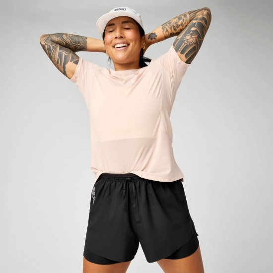 BROOKS - Short 2-in-1 Cascadia donna