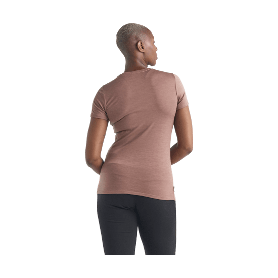 ICEBREAKER - T-SHIRT MANCHES COURTES TECH LITE COL ROND FEMME