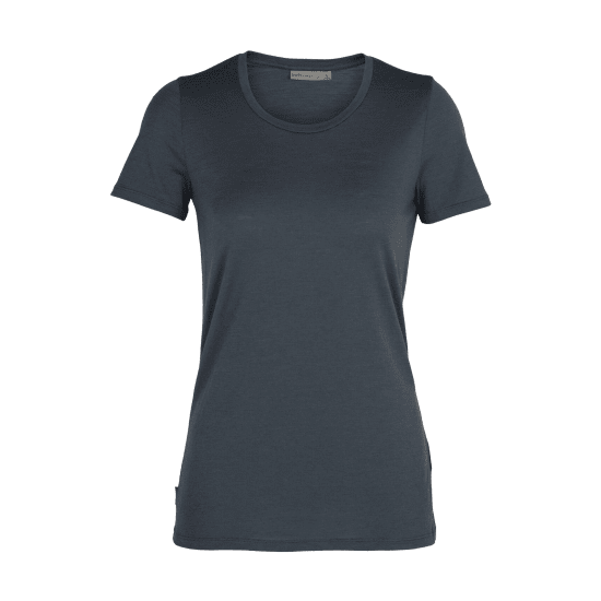ICEBREAKER - T-SHIRT MANCHES COURTES TECH LITE COL ROND FEMME