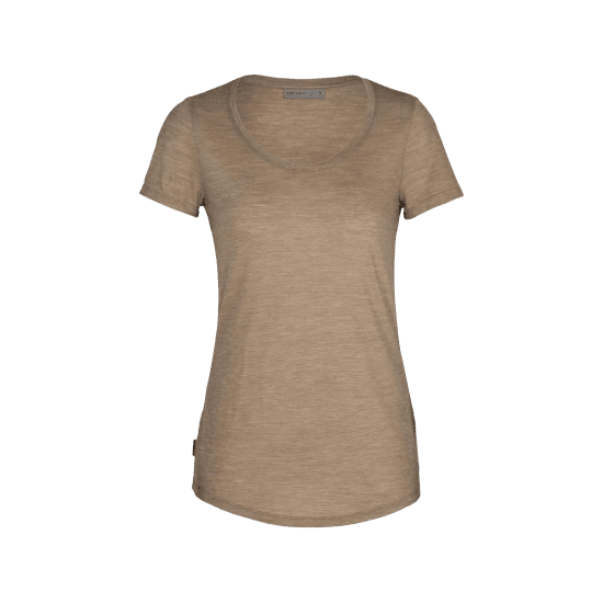 ICEBREAKER - T-SHIRT MANCHES COURTES TECH LITE COL ROND FEMME