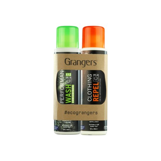 GRANGERS - Kit pulizia Performance Wash + Clothing Repel Eco Twin Pack