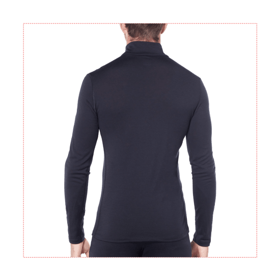 ICEBREAKER - T-SHIRT MANCHES LONGUES 200 OASIS DEMI ZIP HOMME