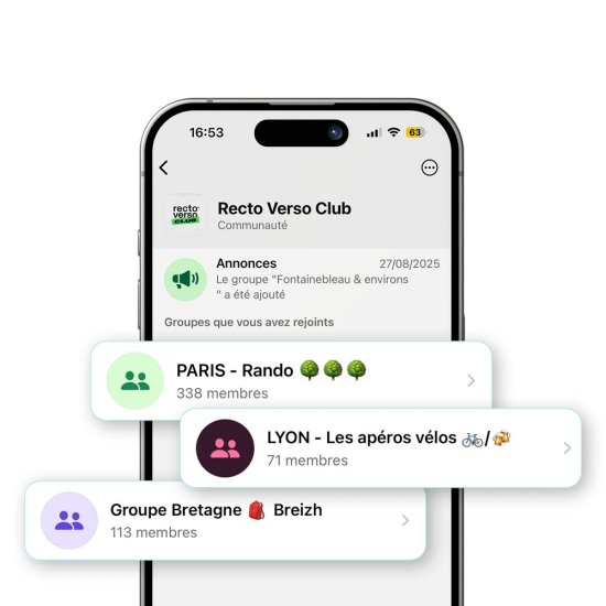RECTO VERSO - Carta tascabile Zoom Bretagna in Bicicletta