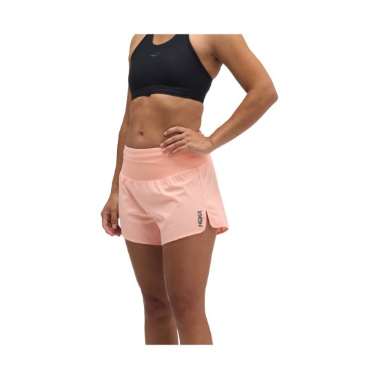 HOKA - Pantaloncini MR Glide con slip integrato 3,5" (9 cm) donna