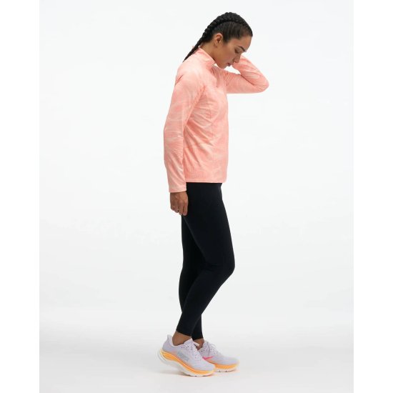 HOKA - Pull Skyform demi-zip femme