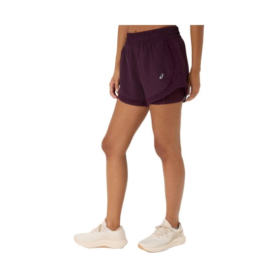 ASICS - Short Nagino Run 2-en-1 donna